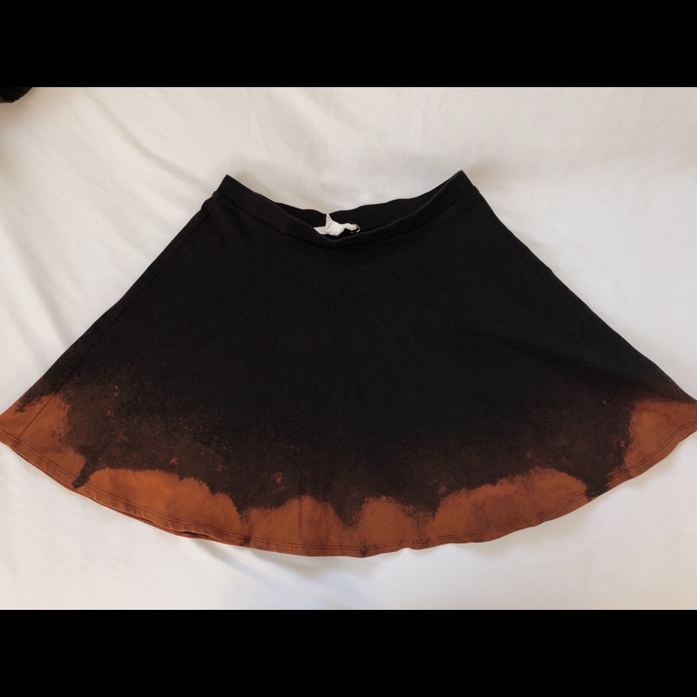 BLEACH DYE SKIRT